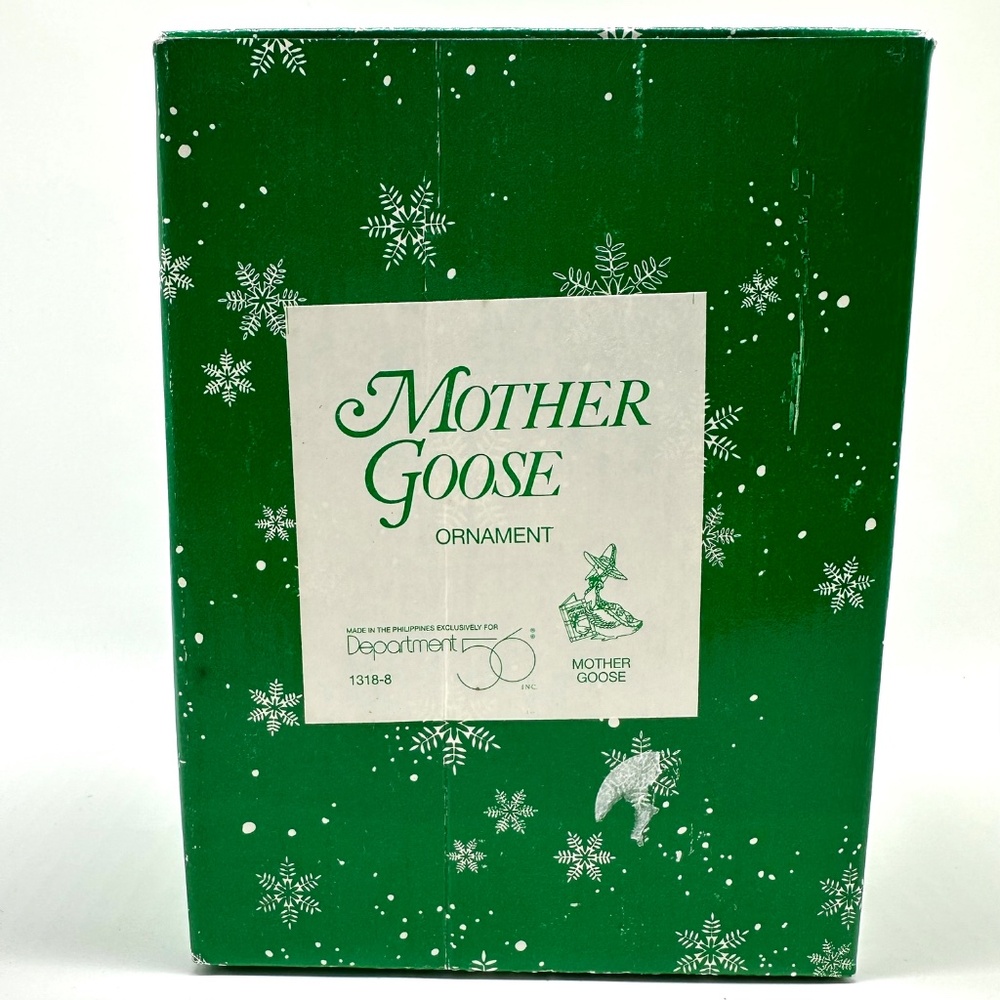 Vintage Mother Goose Department 56 Ornament Figure - RARE! - Picture 16 of 16